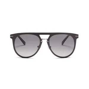 011 Polarized Gradient Aviator Sunglasses 55mm - Black/Gray Gradient