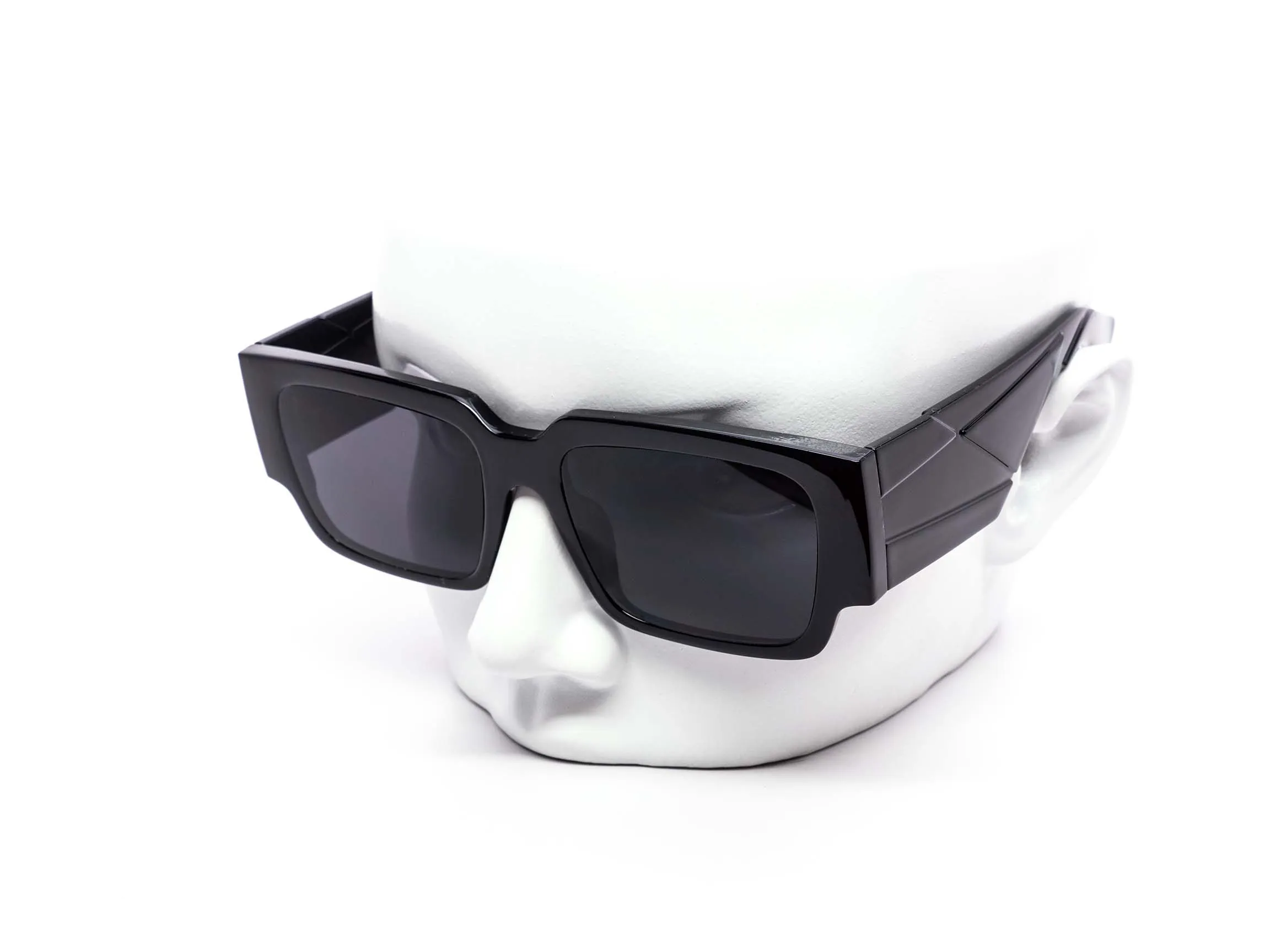 12 Pack: Cyberpunk Super Chunky Lazer Wholesale Sunglasses