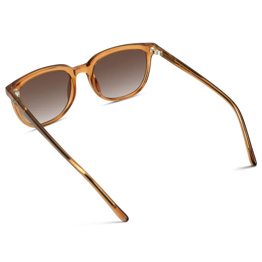 ABNER Unisex Polarized Sunglasses in Crystal Brown by WMP Eyewear