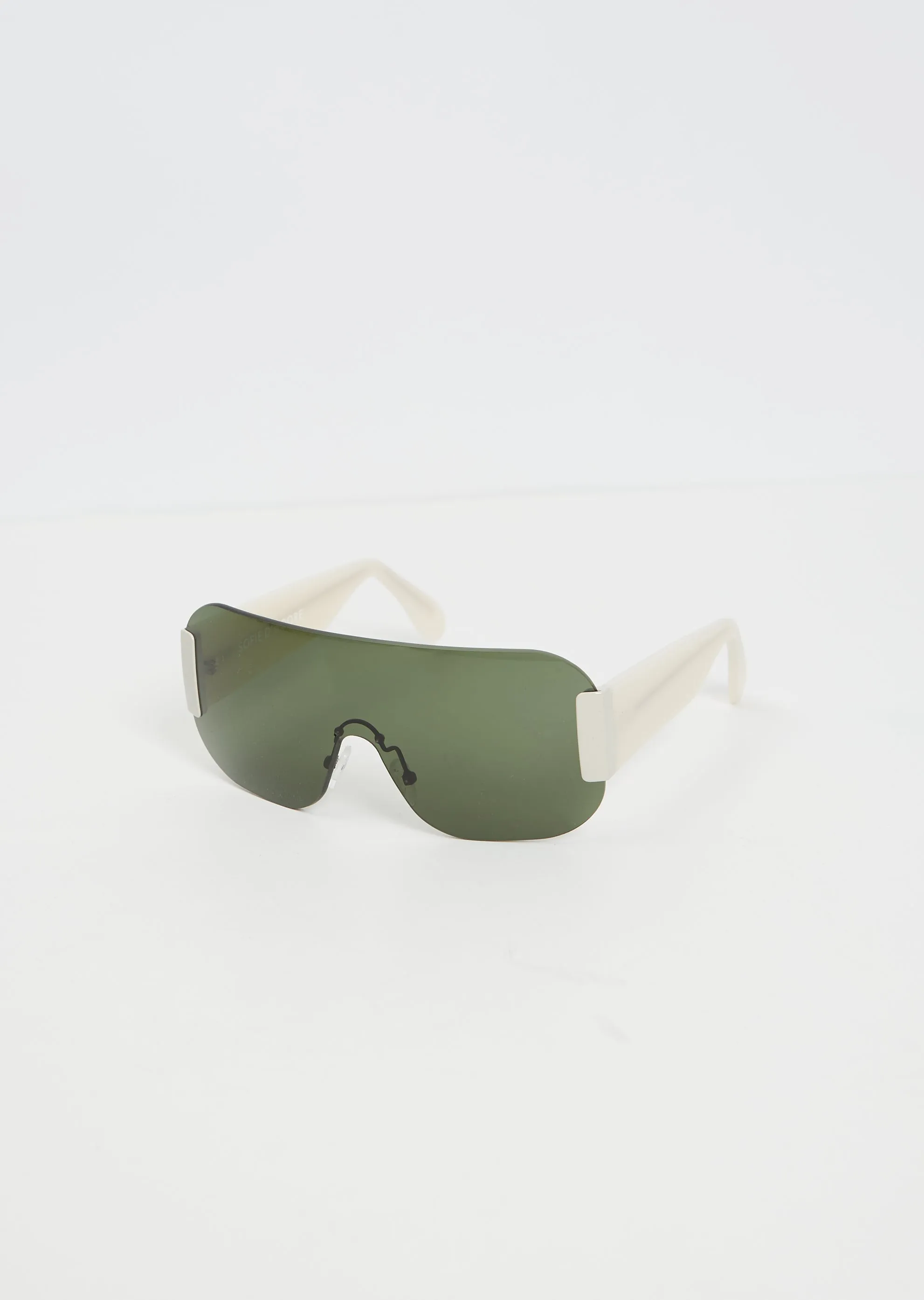 Avatar Shield Sunglasses — Ivory