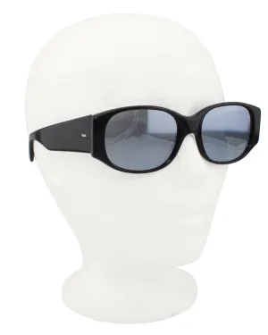 Black Sunglasses with Mirror Lenses