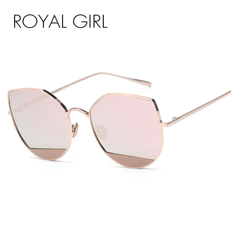 Brand Designer Sunglasses Round vintage metal cat eye Sun glasses