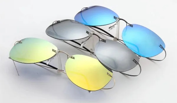 Classy Men Blue Lightweight Aviator Sunglasses