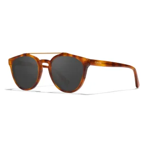 Cordina Twin Palms Sunglasses-Shiny Honey Tort/Grey Polar