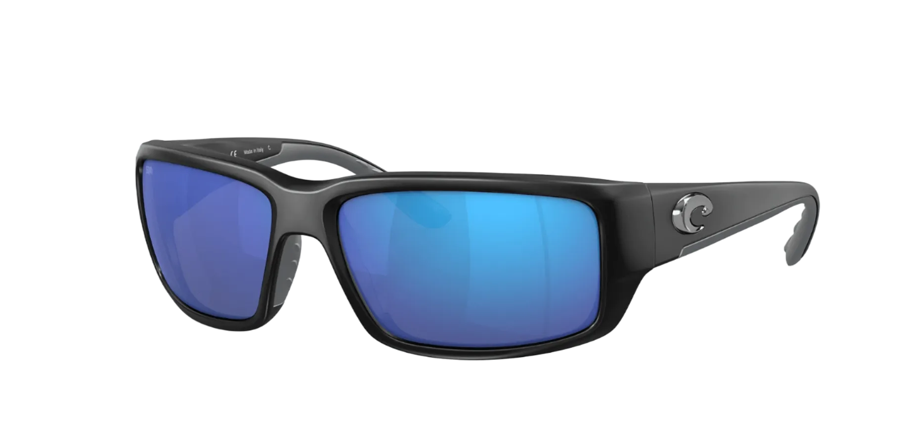 Costa Del Mar Fantail Matte Black/Blue Mirror Sunglasses