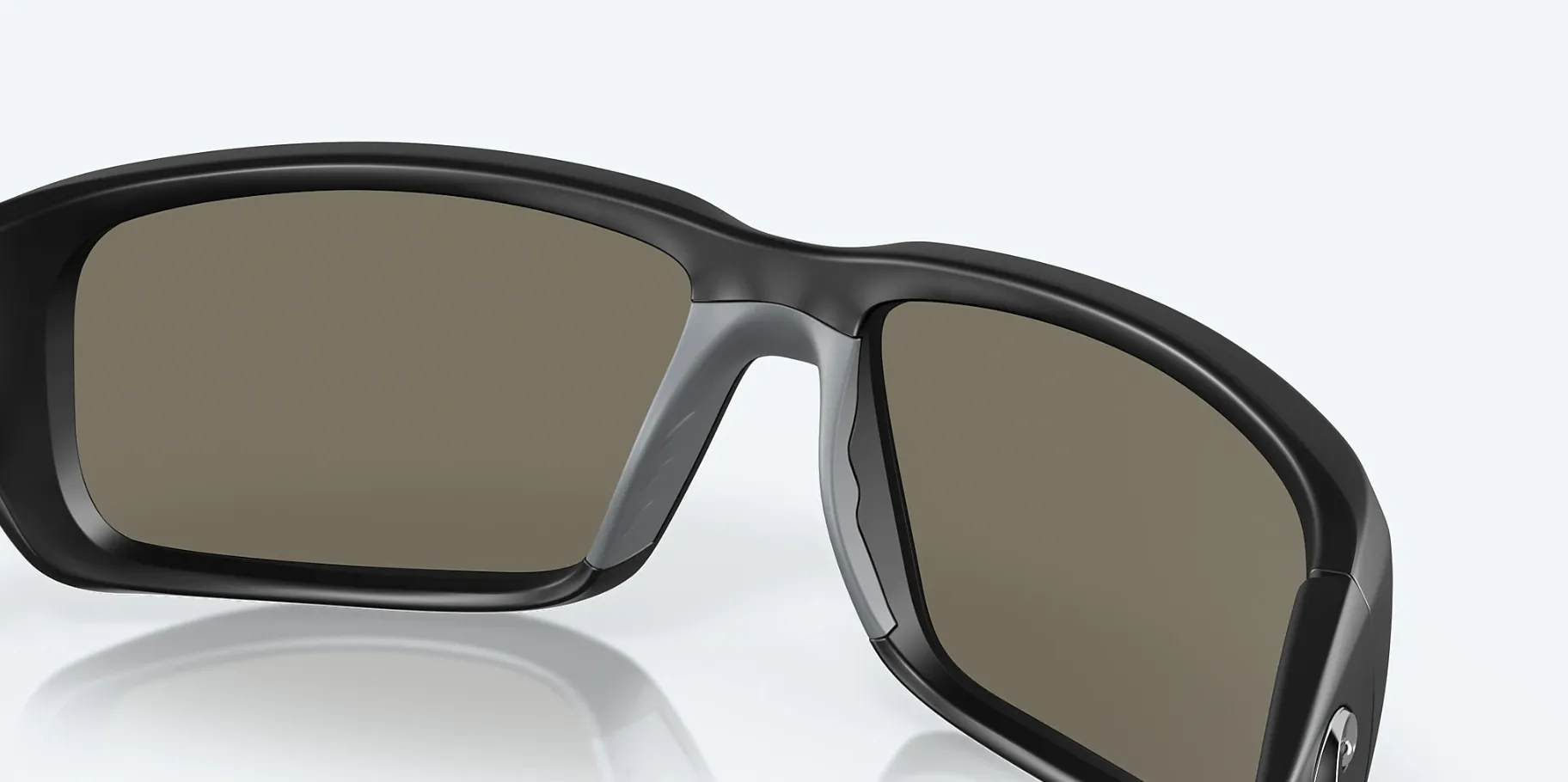 Costa Del Mar Fantail Matte Black/Blue Mirror Sunglasses