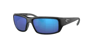 Costa Del Mar Fantail Matte Black/Blue Mirror Sunglasses