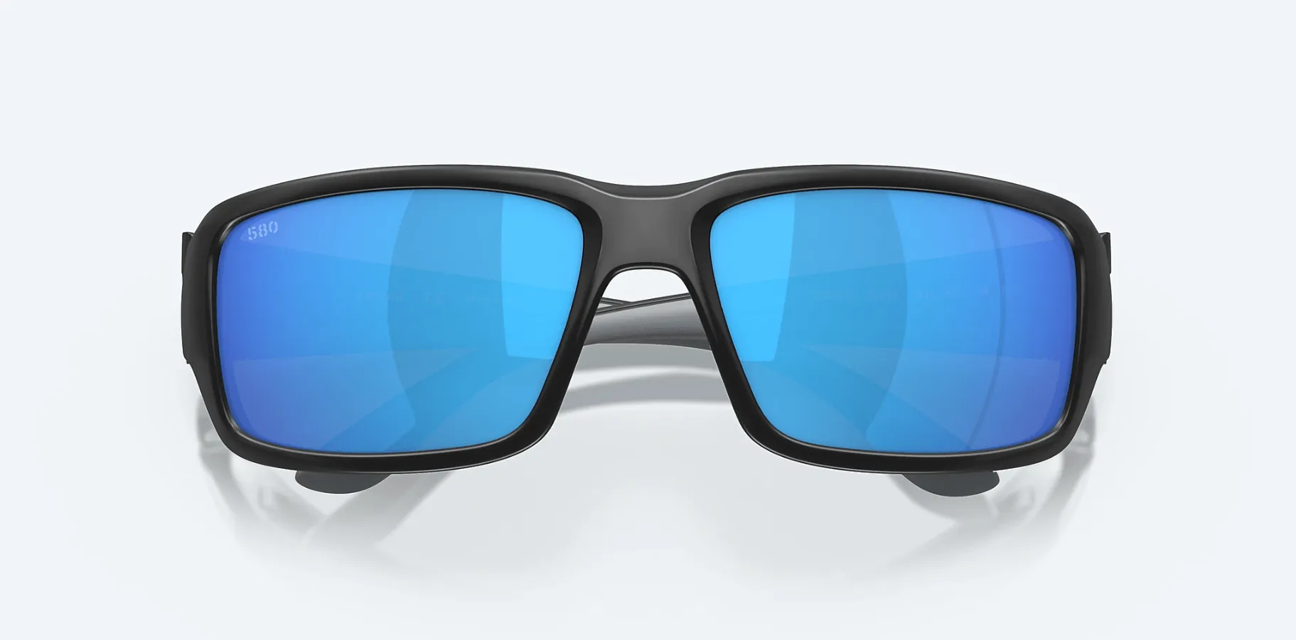 Costa Del Mar Fantail Matte Black/Blue Mirror Sunglasses