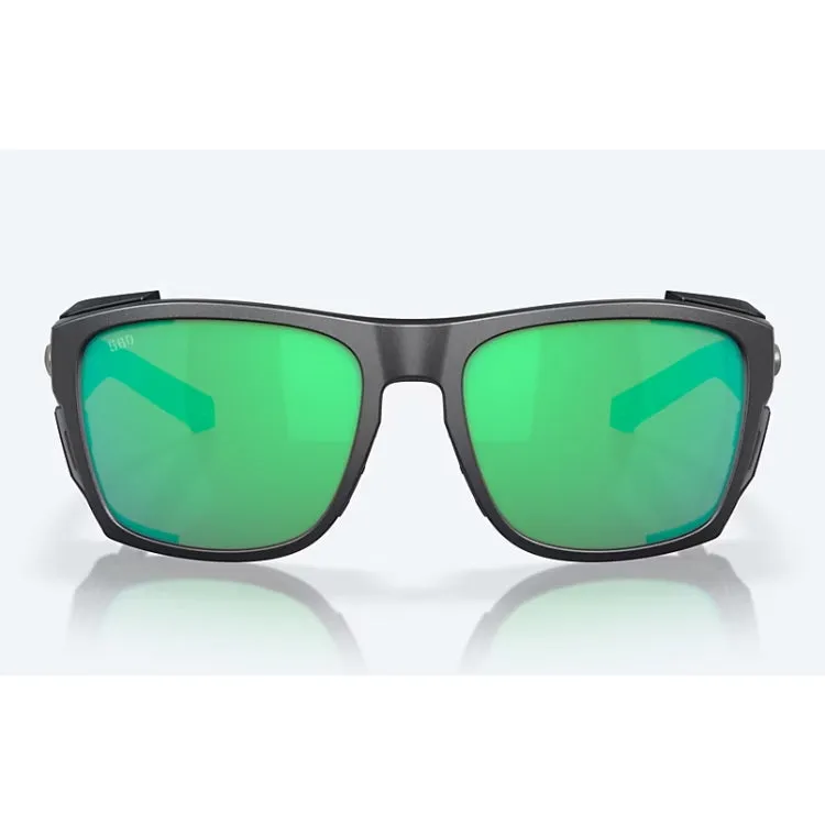 Costa Del Mar King Tide 6 Sunglasses - Black Pearl Frame - Green Mirror 580G Lens