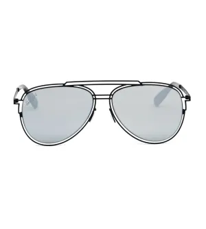 CR7 Men Grey Aviator Sunglass