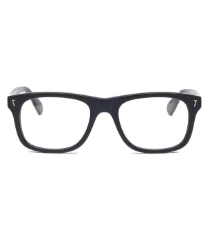 CR7 Unisex Matte Black Square Optical Frames