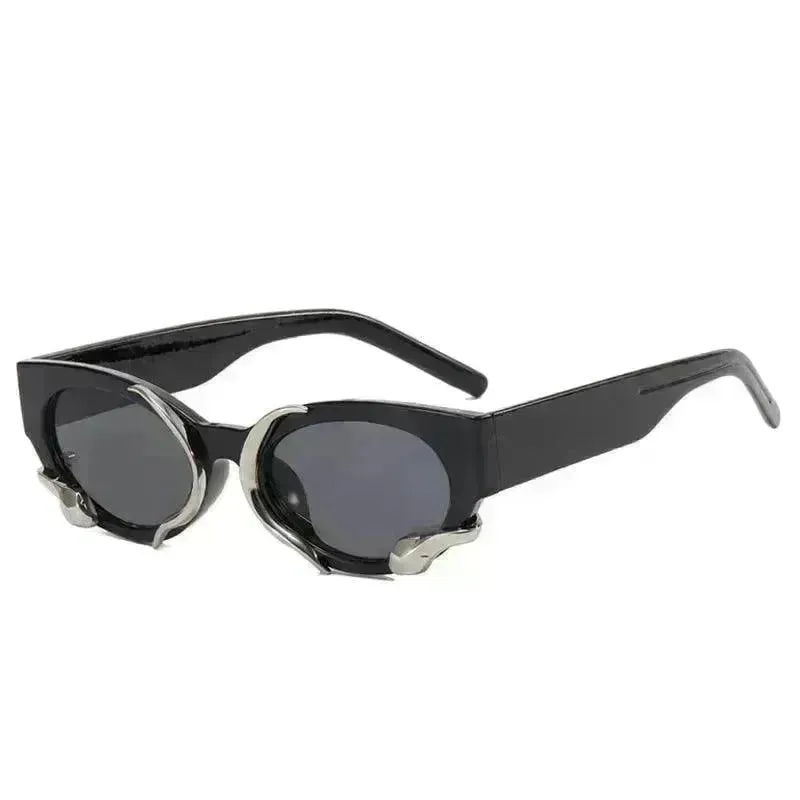 Cross-border European And American Retro Spirit Snake Cats' Eye Sunglasses