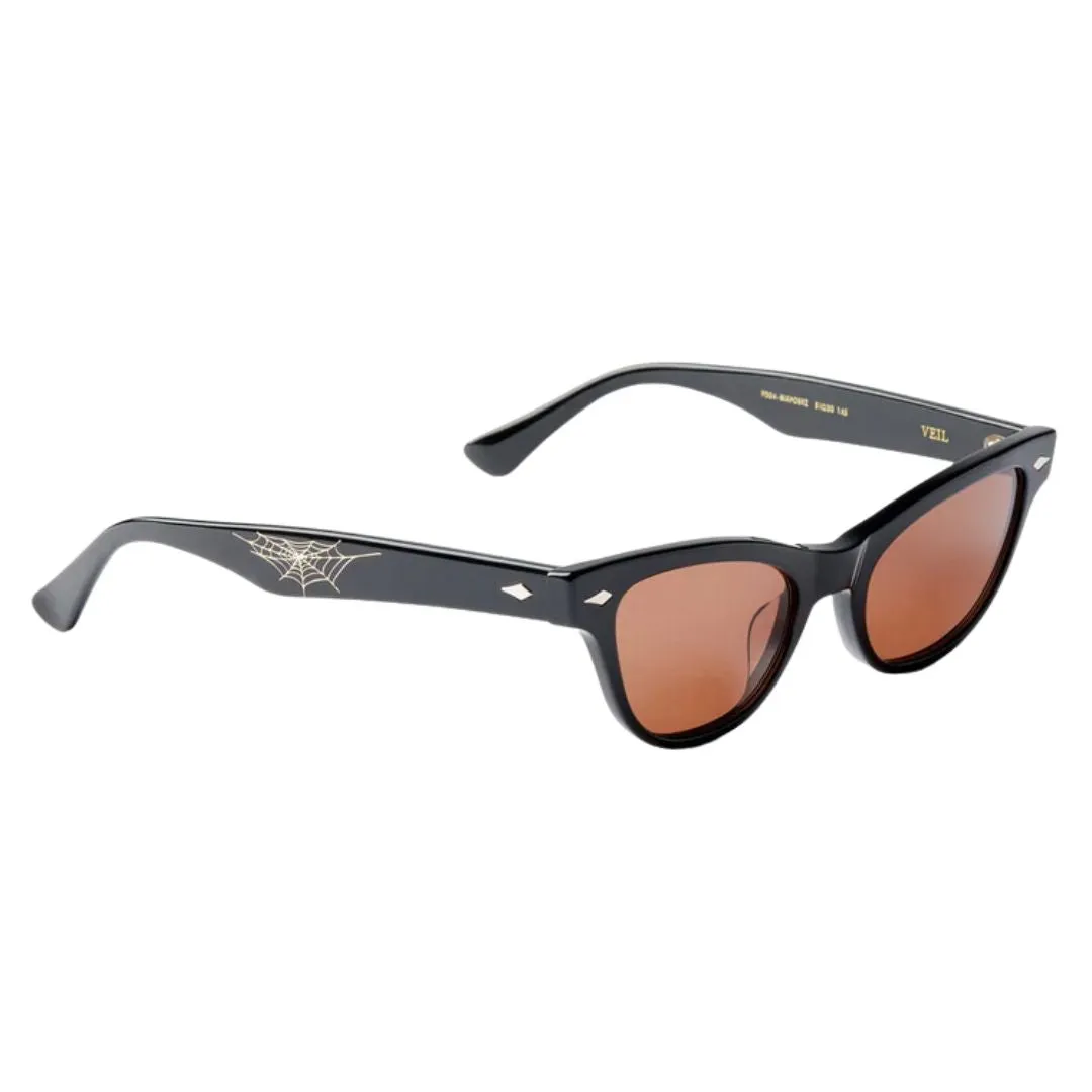 Epøkhe Veil Sunglasses - Black Polished / Bronze