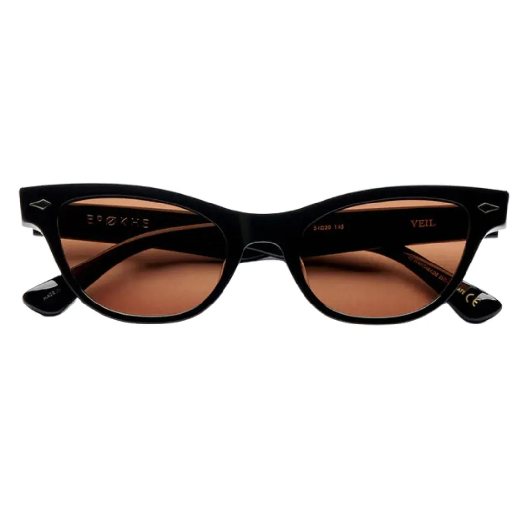 Epøkhe Veil Sunglasses - Black Polished / Bronze