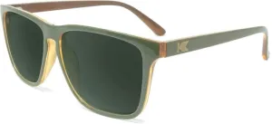 Fast Lanes Knockaround Polarized Sunglasses, Green