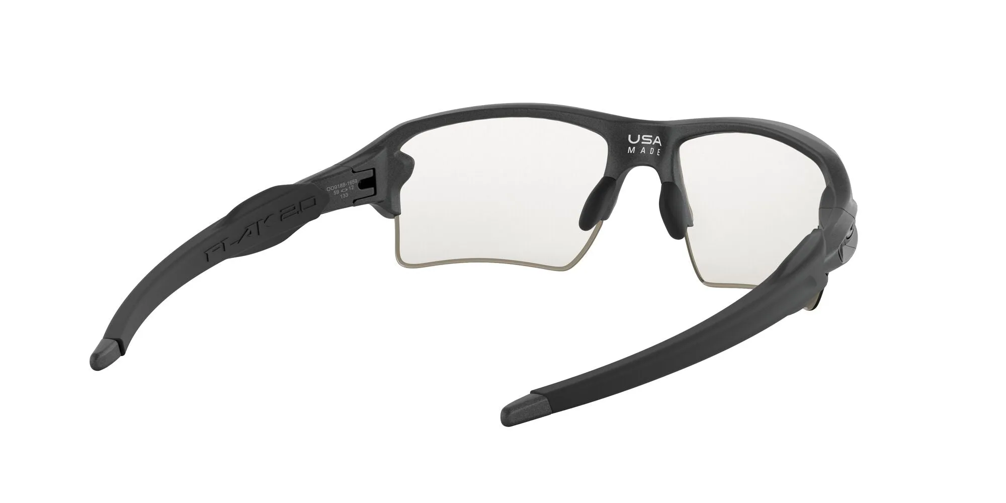 FLAK 2.0 XL  918816 steel frame clear black photochromic lens