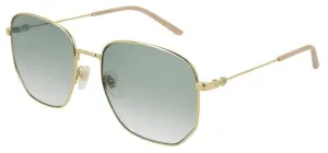 GG0396s 002 GOLD/GREEN LENS