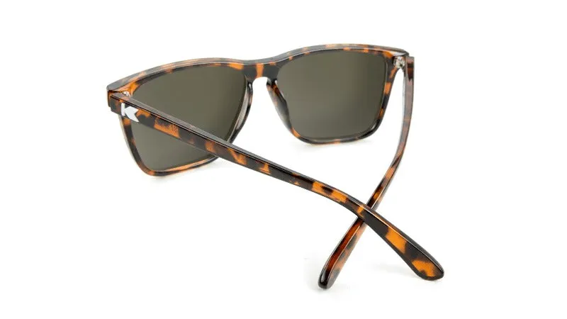 Glossy Tortoise Shell / Amber Fast Lanes Polarized Sunglasses