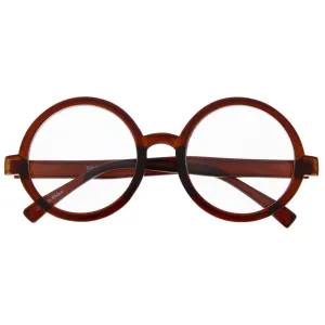 grinderPUNCH John Lennon Inspired Round Clear Lens Glasses Harry Potter Glasses Halloween Costume Glasses