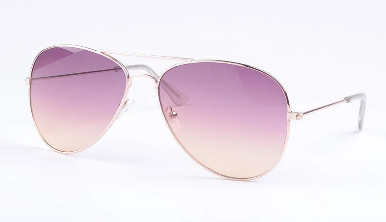 High Quality Brand Designer Women Sunglasses 3025 Pilot Sun glasses Sea gradient shades Men Fashion glasses