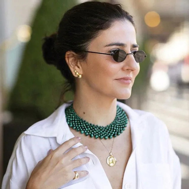 Iconic eyewear Classic round small vintage sunglasses