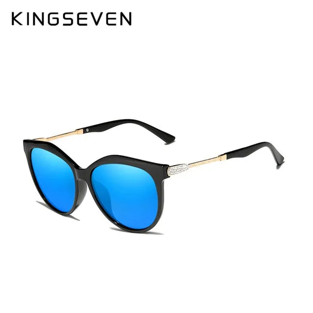 KINGSEVEN 2020 Polarized Women's Sunglasses Gradient Lens Luxury Sun glasses Brand Lentes de sol Mujer