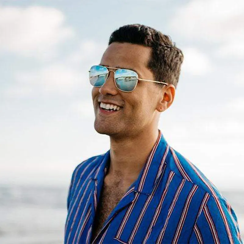 Knockaround® Mt. Evans in Gold and Sky Blue