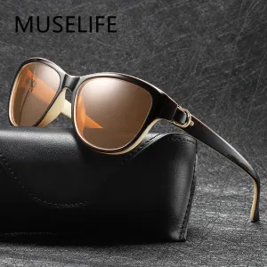 Luxury Cat Eye Polarized Sunglasses for Men and Women