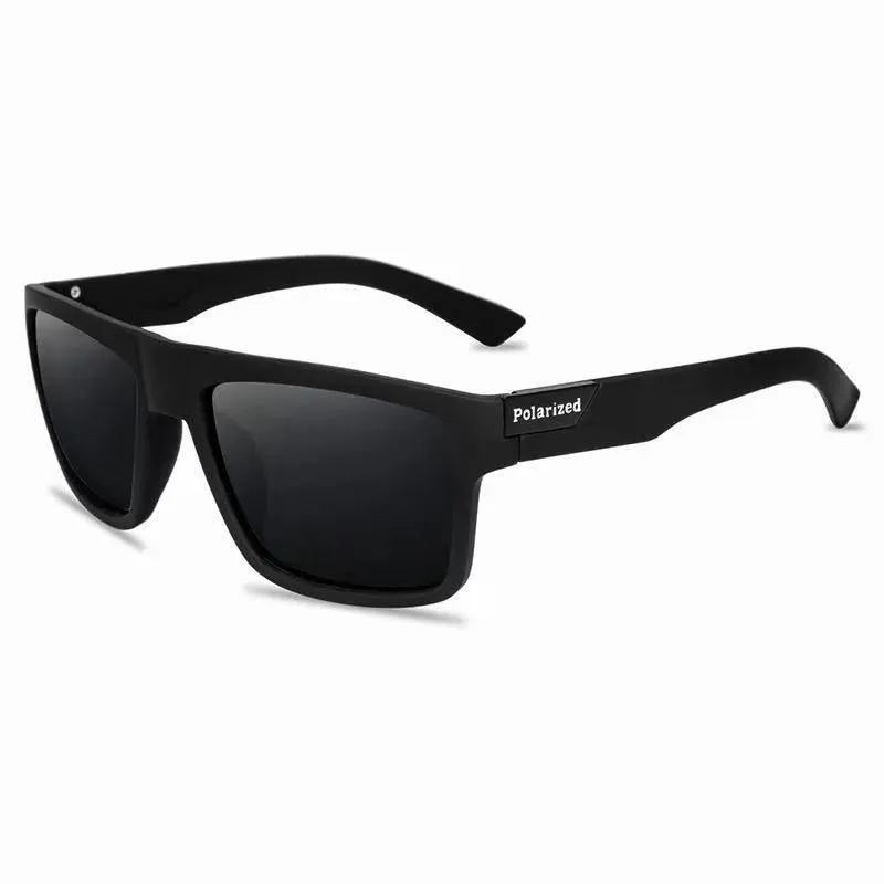 Men's Classic Square UV400 Polarized Beach Sunglasses