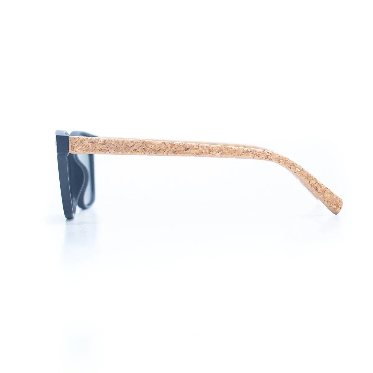Men's Cork Sunglasses with UV Protection Lenses and Glasses L-527（Included case）