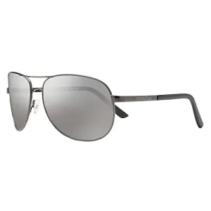 Men's Suncloud Aviator Polarized Sunglasses Gunmetal/Silver