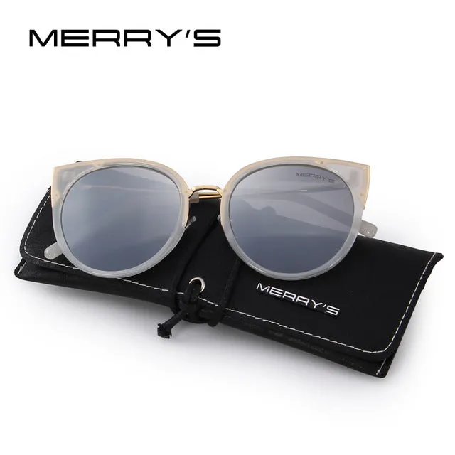 MERRY'S Women Classic Brand Designer Cat Eye Polarized Sunglasses Fashion Sun Glasses