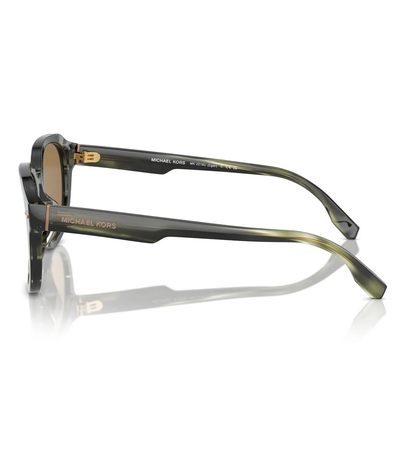 Micheal Kors Men's Olive Green Round Sunglasses