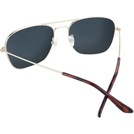 Mount Evans Knockaround Polarized Sunglasses in Gold/Sky Blue