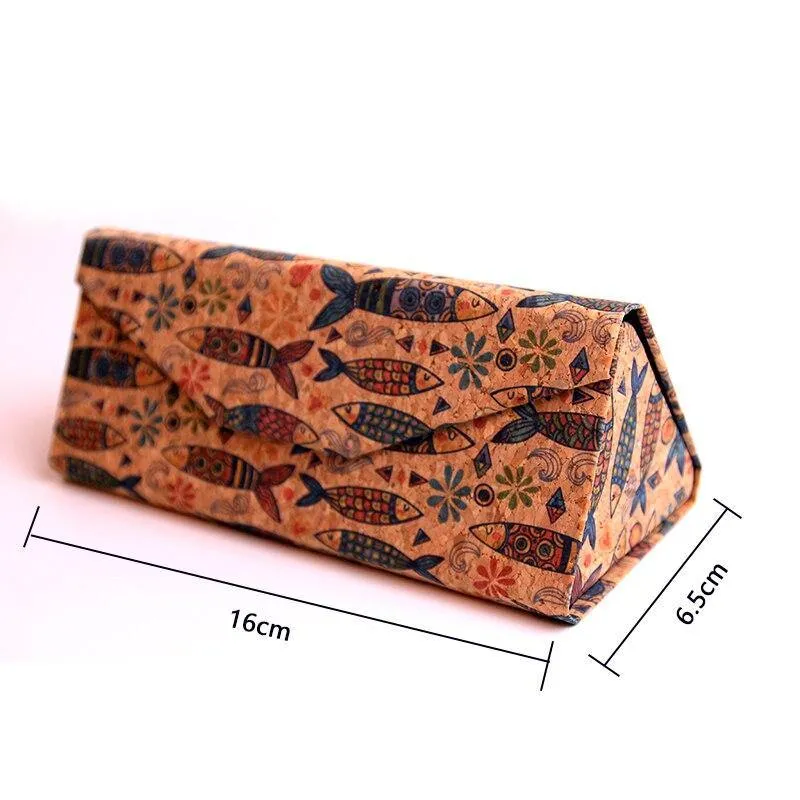 Natural Cork Sunglasses Case - Eco-Friendly Box for Eyewear