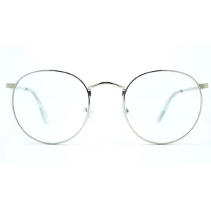 Nickel Round Silver Glasses
