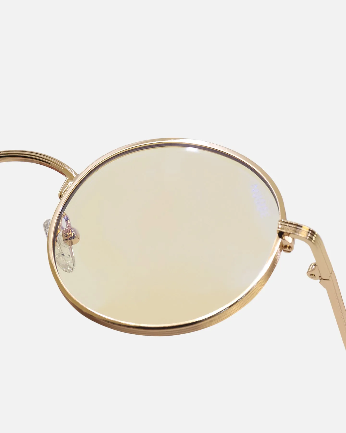 NUQE Liden Glasses Gold/Bluelight