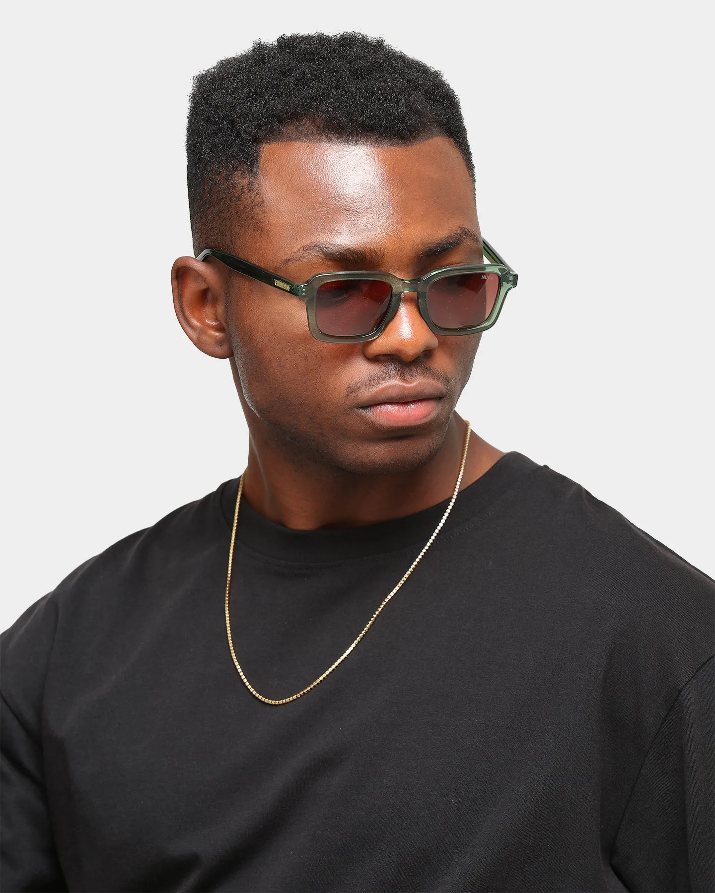 NUQE Men's Just Playin' Sunglasses Green/Brown