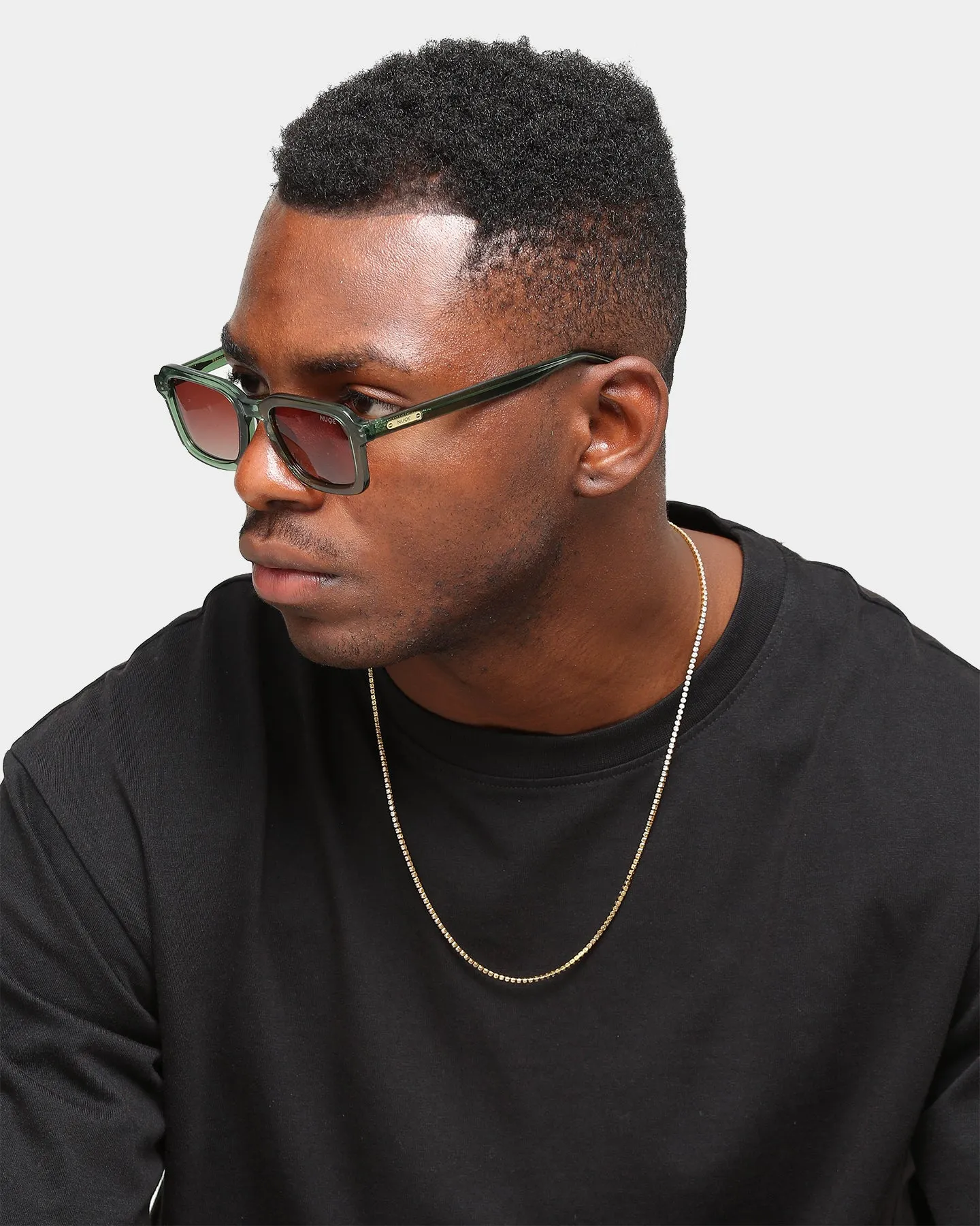NUQE Men's Just Playin' Sunglasses Green/Brown