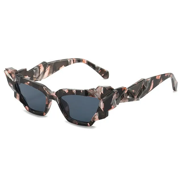 Oec Cpo Ladies Punk Cat Eye Steampunk Eyewear
