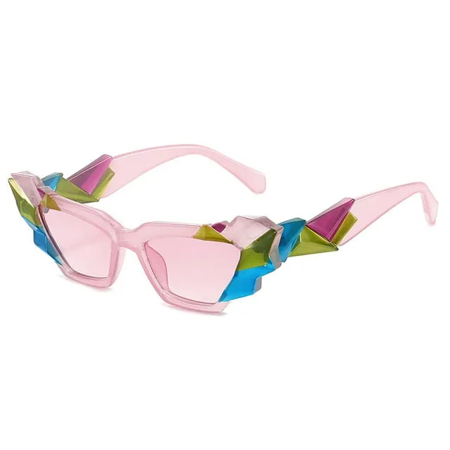 Oec Cpo Ladies Punk Cat Eye Steampunk Eyewear