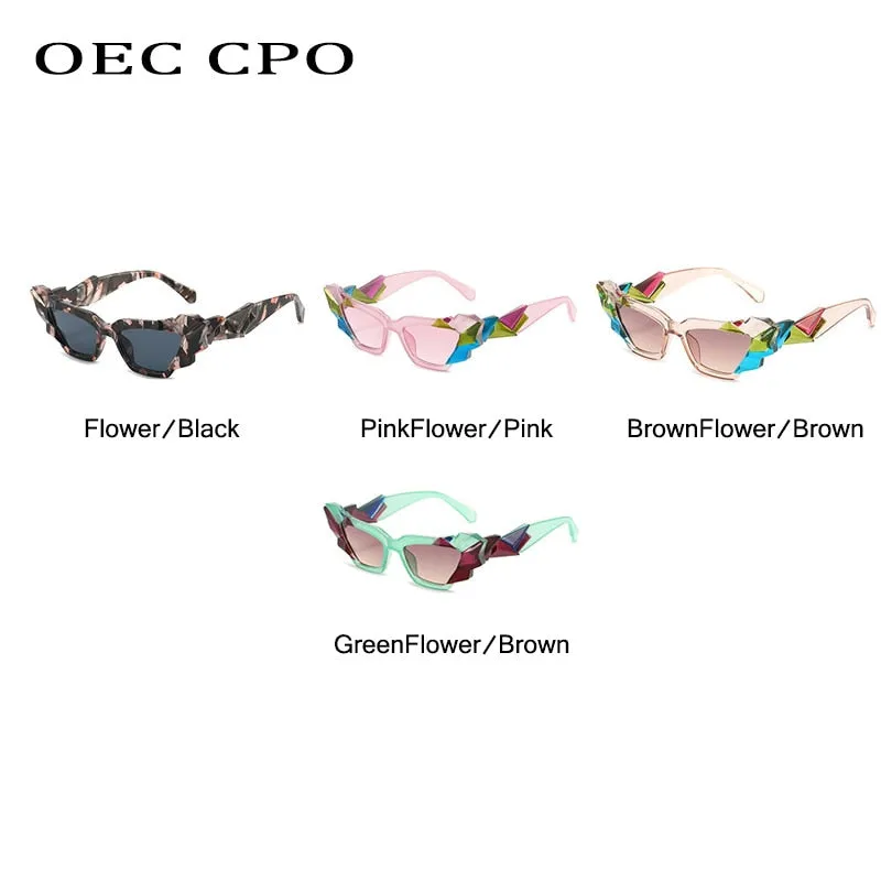 Oec Cpo Ladies Punk Cat Eye Steampunk Eyewear
