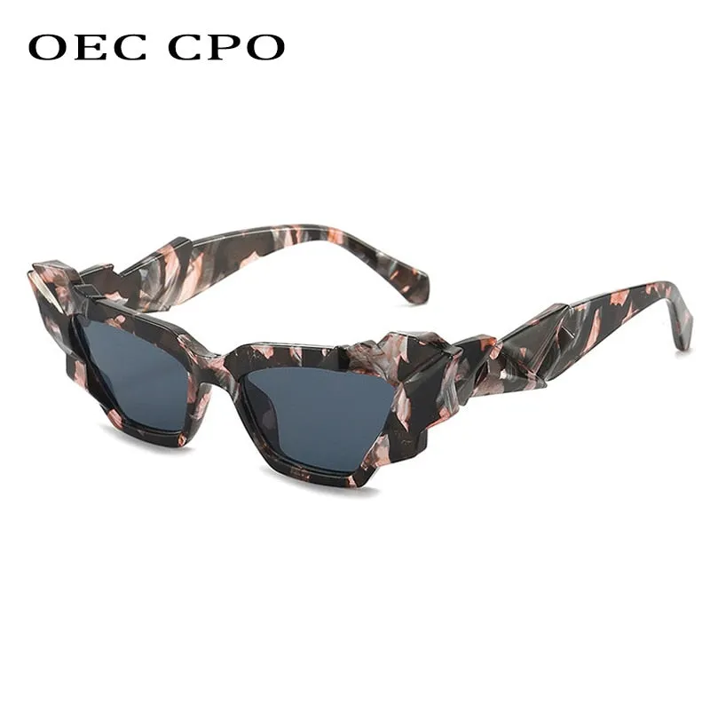 Oec Cpo Ladies Punk Cat Eye Steampunk Eyewear