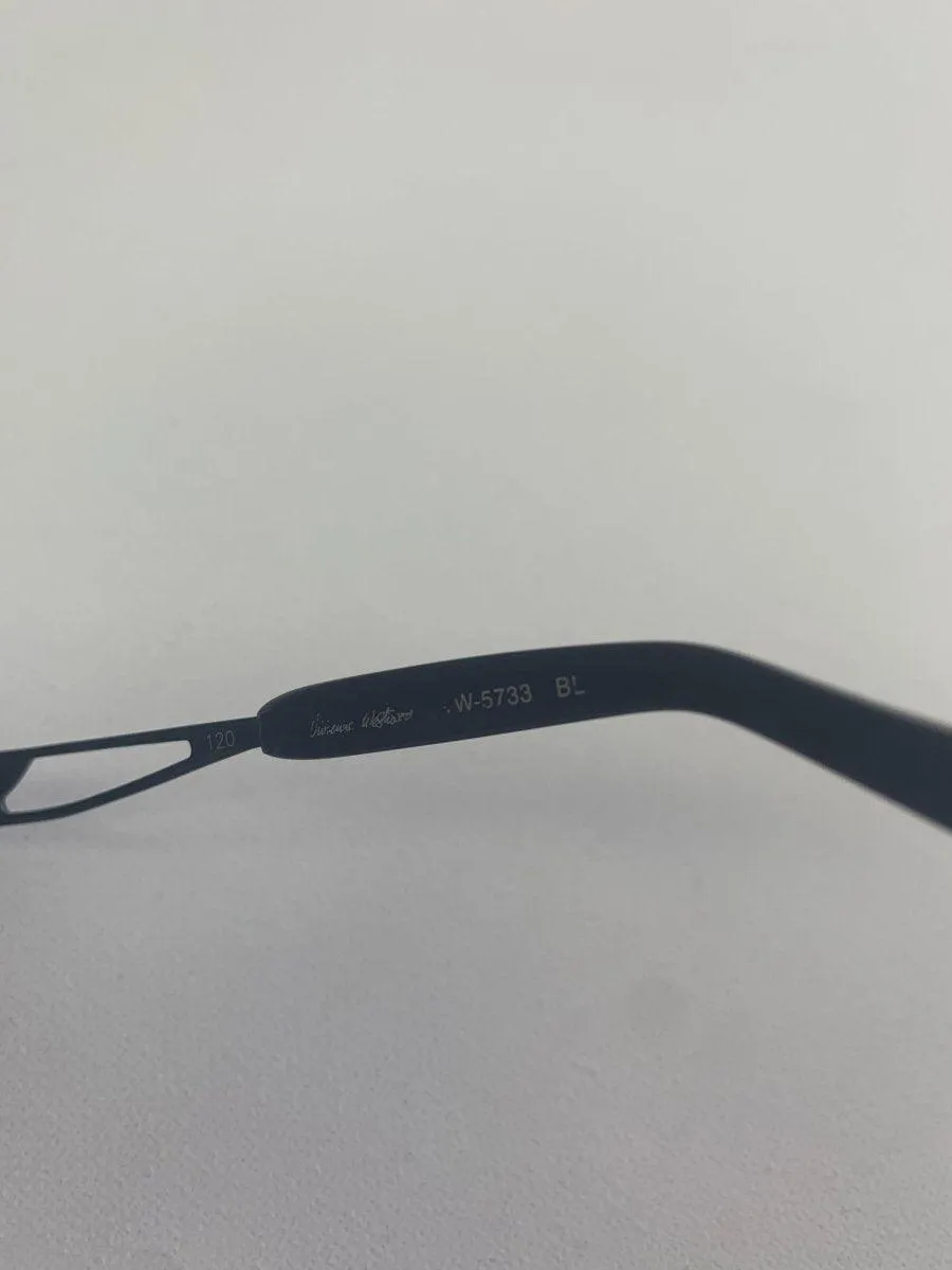 (OS) Vivienne Westwood 1990s Orb Engraved Frameless Sunglasses