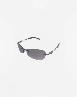 (OS) Vivienne Westwood 1990s Orb Engraved Frameless Sunglasses