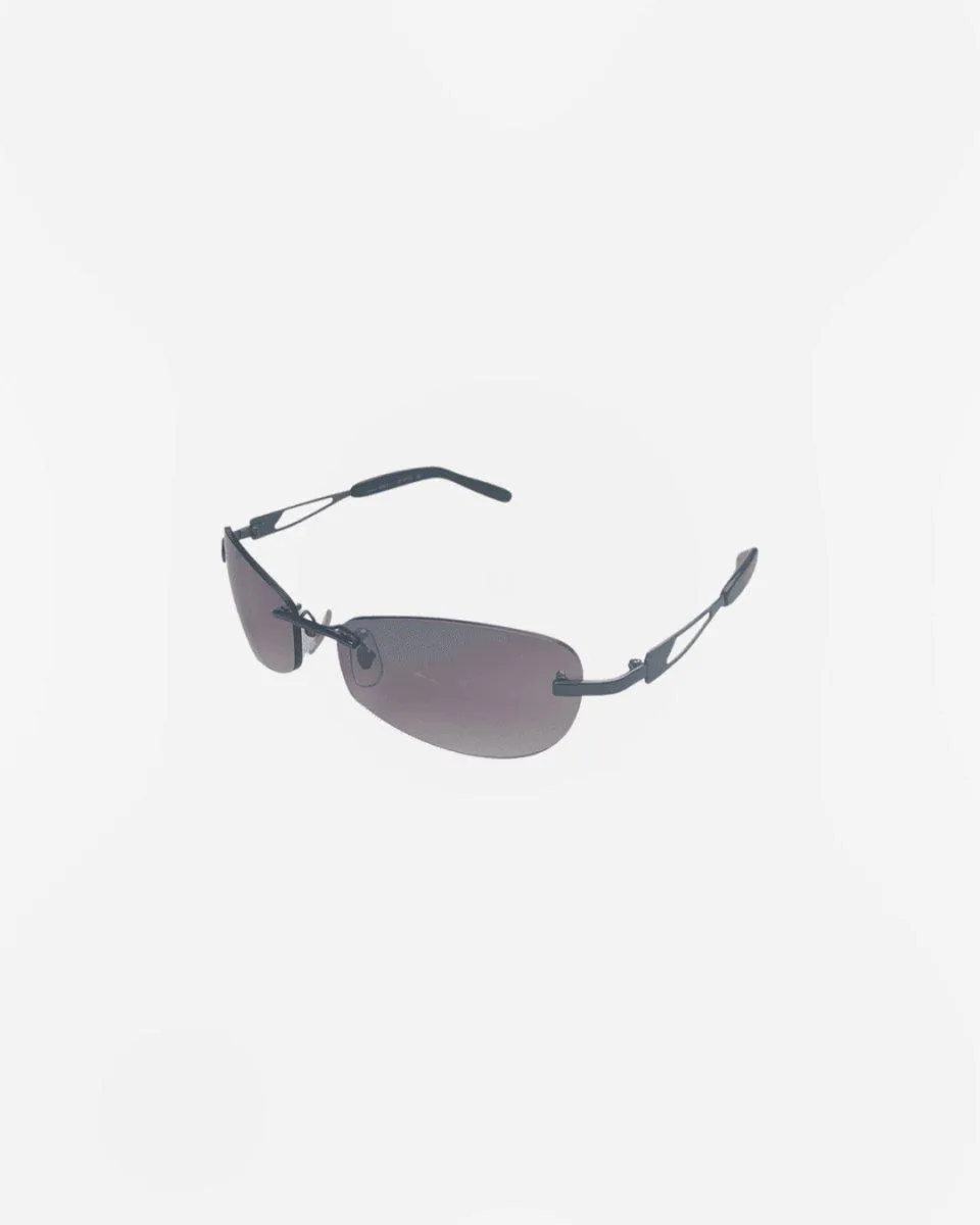 (OS) Vivienne Westwood 1990s Orb Engraved Frameless Sunglasses