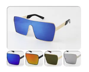 Over Size Mirror Lenses Sunglasses Wholesale