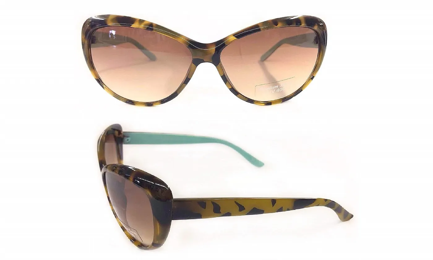Oversized Cateye & Rhinestone Fashion Sunglasses