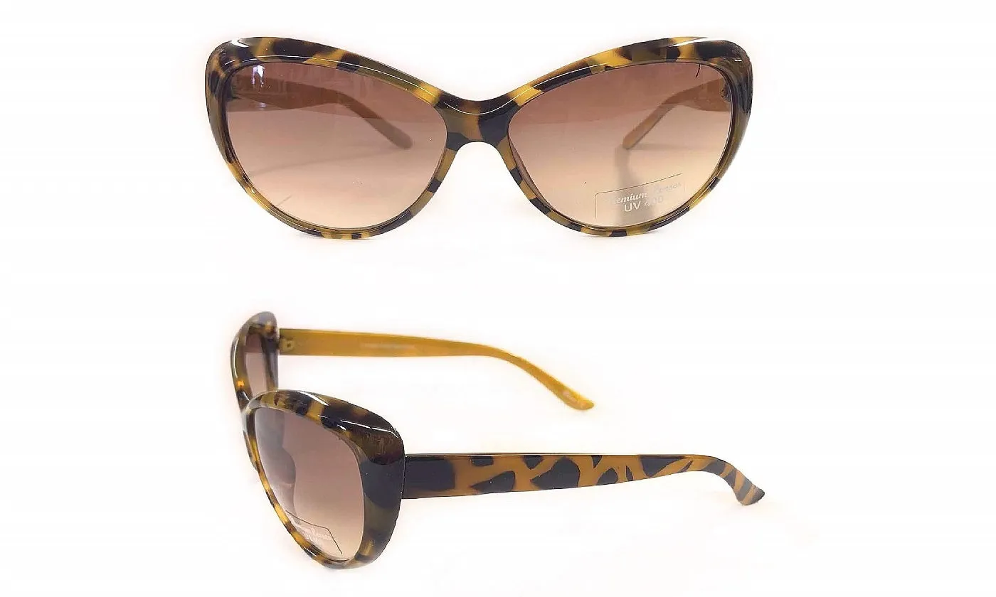 Oversized Cateye & Rhinestone Fashion Sunglasses