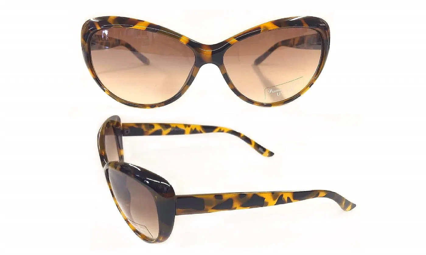 Oversized Cateye & Rhinestone Fashion Sunglasses